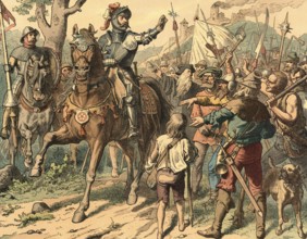 Götz von Berlichingen (ca. 1480 to 1562), known as the knight with the iron hand, played a