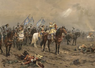 Before the Battle of Lützen on November 16, 1632, the Swedish King Gustav II Adolf prayed for