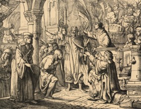 Bernard of Clairvaux preached on behalf of Pope Eugene III between 1146 and 1147 in Germany for the