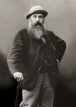 Claude Monet, 1840 – 1926, French painter and founder of Impressionism, digitally optimized based