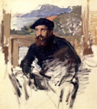 Self Portrait of Claude Monet, 1884, French painter and founder of Impressionism