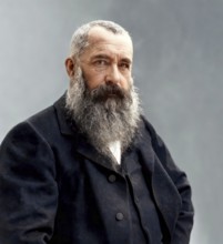 Claude Monet, 1840 – 1926, French painter and founder of Impressionism, digitally optimized based