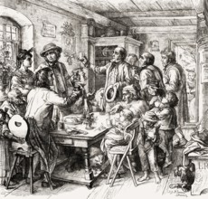 Hebel Schoppen, a traditional event in honor of the poet Johann Peter Hebel, 1760 - 1826, German