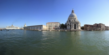 The Basilica di Santa Maria della Salute on the Grand Canal, Venice, Veneto, Italy