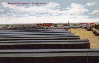 Alten-Grabow military training area, in the district of Jerichower Land in Saxony-Anhalt, postcard,