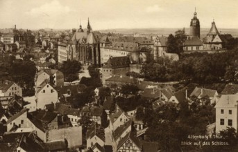 Altenburg, today Altenburger Land district, Thuringia, Germany, postcard, view around 1900 - 1910,