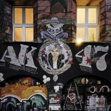 Punk Club AK 47, formerly Cafe Nixda in Kiefernstraße, called Kiefern, the punk club No. 1 in