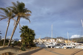 Saint-Florent on the Gulf of Saint-Florent in the Mediterranean, Haute-Corse, Corsica