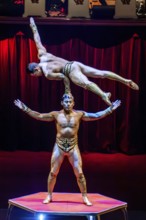 Artists at the 21st Original Roncalli Christmas Circus Berlin in Berlin's Tempodrom on 19.12.2025