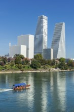 Roche Tower on the Rhine in Basel