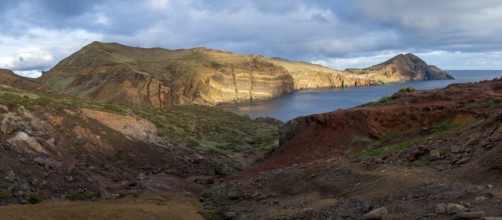 Sunset, volcanic peninsula, Ponta de São Lourenço, Ponta de Sao Lourenco, rocky coast, Punta de San