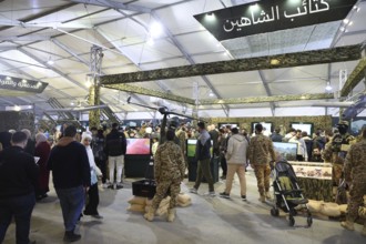 On 07 December 2025, in Damascus, Syria, a military exhibition showcased armored vehicles, weapons,