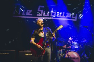 Billy Lunn, singer and guitarist from The Subways live on For Eternity Tour 2025 at Hole44 in