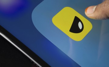 Dhaka, Bangladesh- 02 March 2025: A close up of an iPad screen displaying the Yubo app