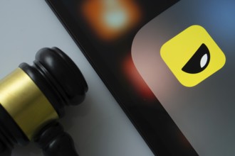 Dhaka, Bangladesh- 16 March 2025: A close up of an iPad screen displaying the Yubo app alongside a