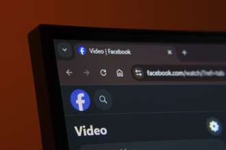 Dhaka, Bangladesh- 02 June 2025: Close-up of a computer screen displaying the Facebook web