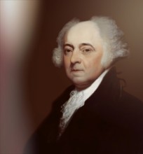 Portrait of John Adams, 1735 - 1826, second President of the United States, digitally optimized,