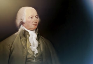 Portrait of John Adams, 1735 - 1826, second President of the United States, digitally optimized,