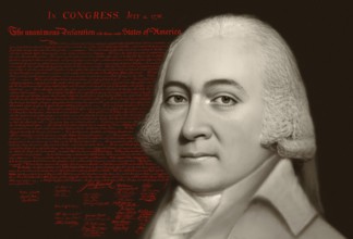 Portrait of John Adams, 1735, 1826, second President of the United States, digitally optimized,