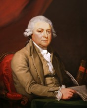 Portrait of John Adams, 1735 - 1826, second President of the United States, digitally optimized,