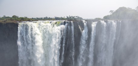 Water plunges into the depths, Victoria Falls, Zimbabwe