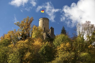 Godesburg in autumn, Bad Godesberg, Bonn, North Rhine-Westphalia, Germany
