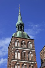 St. Nicholas Church, also St. Nicholas Church, in the urban area of Altstadt, Stralsund,