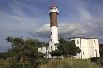 Timmendorf lighthouse on the island of Poel on the Baltic Sea, Northwest Mecklenburg district,