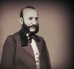 Portrait of Alexander Nikolayevich Afanasyev, 1826 – 1871, Russian Slavist, folklorist, literary