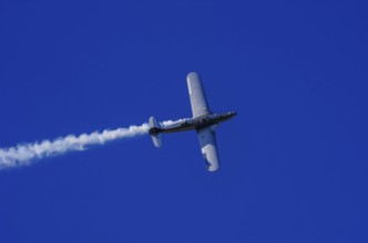 A Pilatus P-2 from Pilatus Flugzeugwerke AG with registration D-ETHN during a flight demonstration