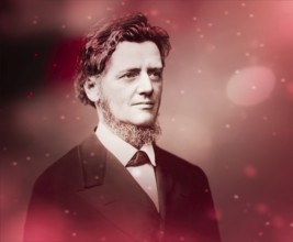 Portrait of Georg Balthazar von Neumayer, Ritter von Neumayer, 1826 – 1909, German polar explorer,