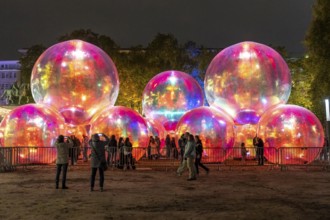 The 10th Essen Light Festival, in the city centre, second largest light art festival in Germany,