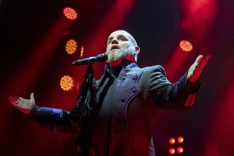 Martin Engler, Singer, Mono Inc., Dark-Rock Band, D, live on Live 2025 Tour at Columbiahalle Berlin