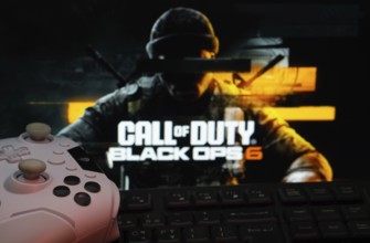 Dhaka, Bangladesh- 06 Sep 2025: A close-up of a white gamepad with Call of Duty Black Ops 6 seen on