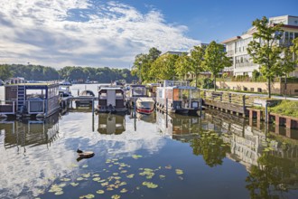 Lake Rummelsburg on the Stralau peninsula in Berlin, Germany