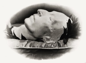 Death mask of Carl Maria von Weber, 1786 - 1826, German composer, conductor and pianist, digitally