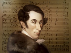 Carl Maria von Weber, 1786 - 1826, German composer, conductor and pianist, digitally edited after a