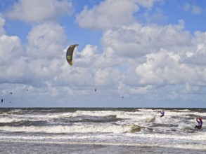 California kitesurfing Masters 2025 on the edge of the UNESCO World Heritage Wadden Sea, North Sea,