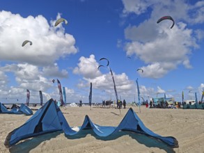 California kitesurfing Masters 2025, kitesurfing on the North Sea beach on the edge of the UNESCO