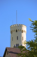 Lichtenstein Castle, fairytale castle of Württemberg, romantic fairytale castle on the eaves of the
