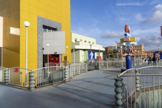 The Groninger Museum, art museum in various buildings in Groningen, between the central station and