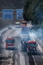 Rehabilitation of the A52 motorway near Essen, an 8 km long section between the Essen-Kettwig