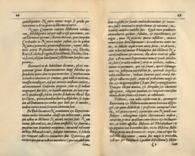 Pages from ‘Instauratio Magna ‘ by Sir Francis Bacon, 1561 - 1626, English lawyer, statesman,