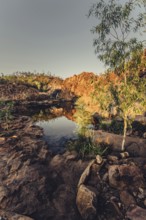 Sunrise Edith Falls in northern Australia, Australia