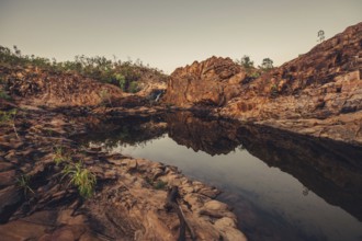 Sunrise Edith Falls in northern Australia, Australia