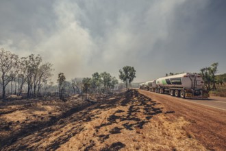 Bushfires in the Australian outback
