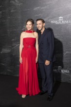 Hilary Swank and Marcel Remus at the Remus Lifestyle Night on the rooftop terrace of the Pure Salt