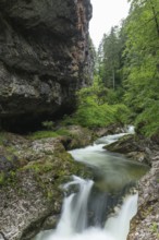 Wild and romantic Weißbach Gorge near Inzell