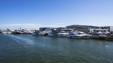 Port Docks in Poole, Dorset, England, United Kingdom