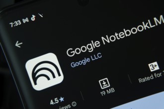Dhaka, Bangladesh- 27 July 2025: Google NotebookLM app from Google Playstore is displayed on a